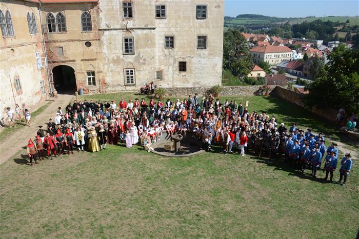 Účastníci 20. historického morového průvodu, 2015, foto Pavel Eliáš, archiv města Brtnice