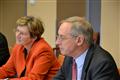 Natascha Grilj, ředitelka rakouského kulturního fóra a Ferdinand Trauttmansdorff, velvyslanec Rakouské republiky v ČR