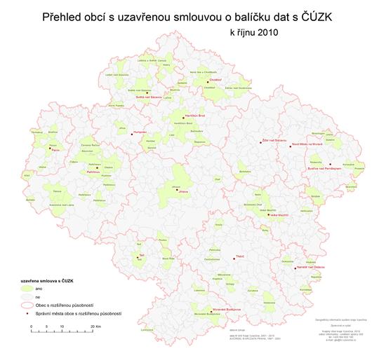 Smlouvy s obcemi (říjen 2010)
