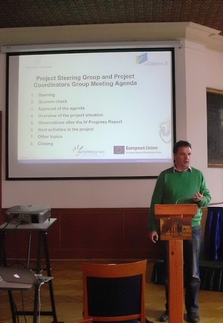 zahájení zasedání řídícího výboru projektu