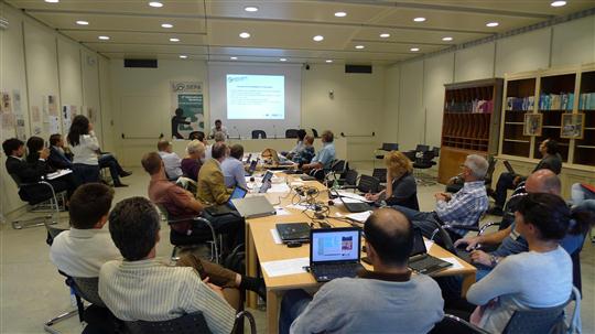 Účastníci 6. workshopu projektu Osepa – Bologna - Itálie.