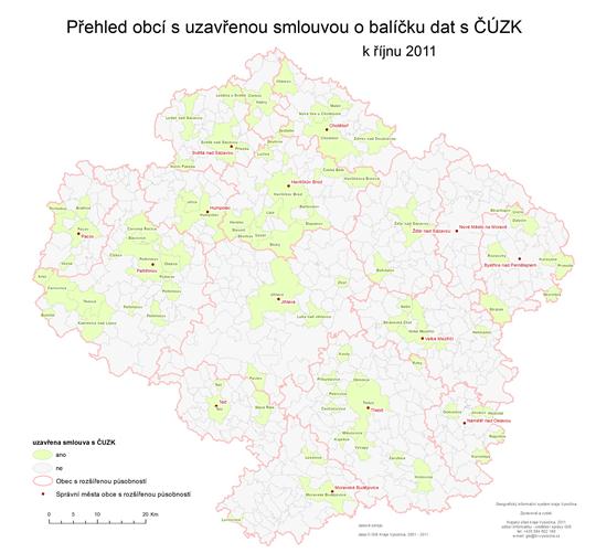 Smlouvy s obcemi (říjen 2011)