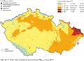 roční průměrné koncentrace PM2,5