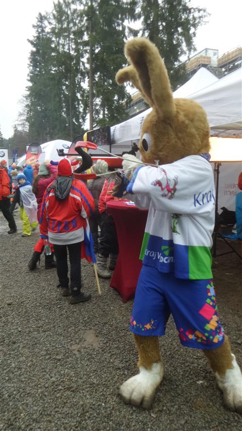 Krajský maskot Zajíc