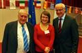 Alžběta Vítková s prezidentem regionu Jeanem-Paulem Bachym (vlevo) a ministrem Thierry Repentinem