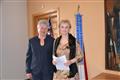 Radní Marie Kružíková a zástupkyně společnosti Ivana Foldynová