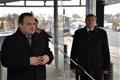 starosta Nového Města an Moravě Michal Šmarda a hejtman Kraje Vysočina JIří Běhounek