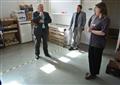 Radní navštívil také Potravinovou banku Vysočina, kterou společně s centrem denních služeb provozuje Háta, o.p.s.
