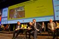 Úvodní blok konference ISSS 2016 a jedním z diskutujících náměstek hejtmana Libor Joukl
