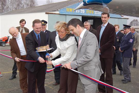 Otevření mezinárodního letiště v Havlíčkově Brodě