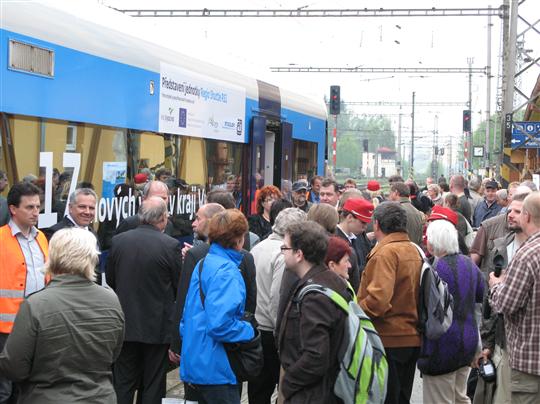Veřejnost se mohla s vlaky seznámit při ukázkových jízdách