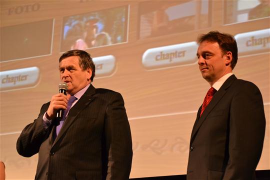 2011_03_31_Jiří Běhounek, hejtman kraje Vysočina a Tomáš Škaryd, radní kraje Vysočina pro oblast kultůry na slavnostní premiéře filmu Mikola tenkrát na Koločavě v Praze