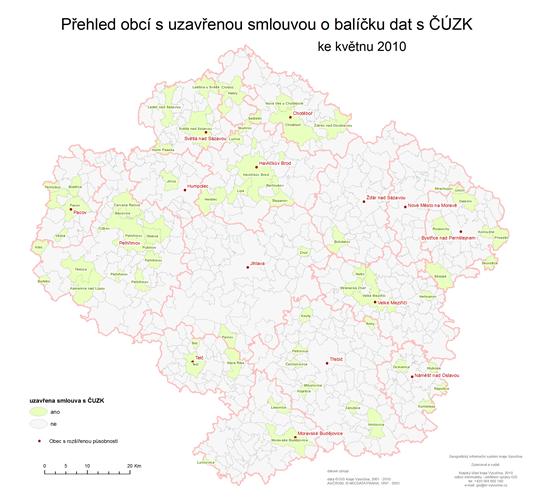 Smlouvy s obcemi (květen 2010)