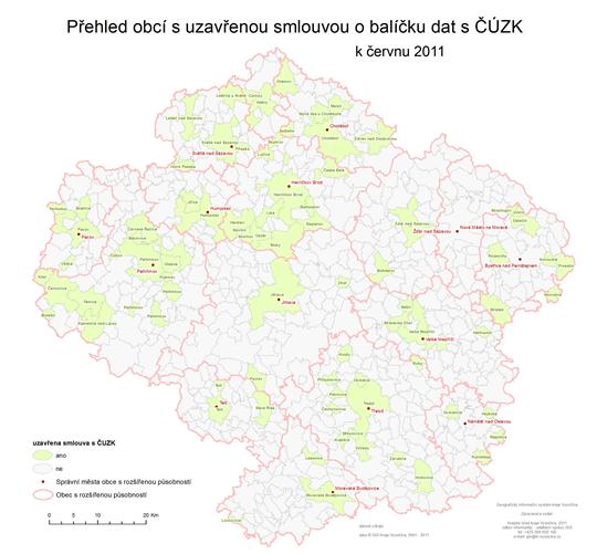 Smlouvy s obcemi (červen 2011)