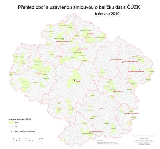 Smlouvy s obcemi (červen 2010)