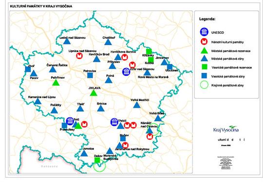 Kulturní památky v kraji Vysočina 2005