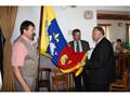 Zprava - radní kraje Vysočina Petr Krčál, poslanec Karel Černý se starostou Světnova