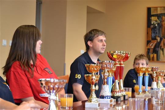 Setkání s finalisty ME, MS ve stolním hokeji - šprtec, airhockey a chemoplast hokej