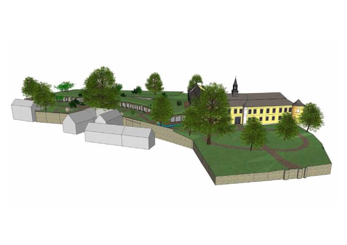budoucí pavilon DD Proseč u Pošné