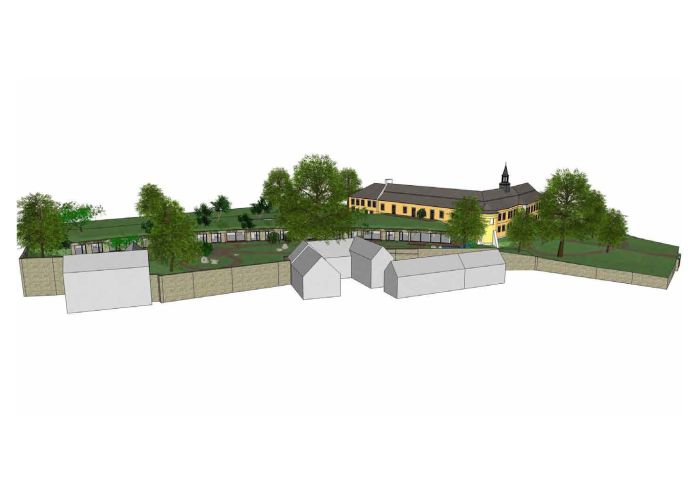 budoucí pavilon DD Proseč u Pošné
