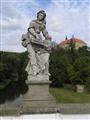 Socha sv. Anny na barokním mostě