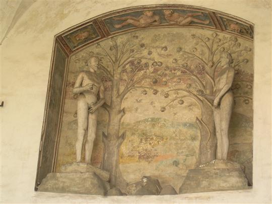 Relief - Zachariáš z Hradce a Kateřina z Valdštejna