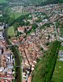 Letecký pohled na židovské ghetto