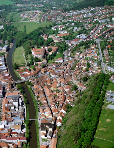 Letecký pohled na židovské ghetto
