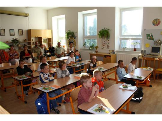 Vítání prvňáčků ve Světnově