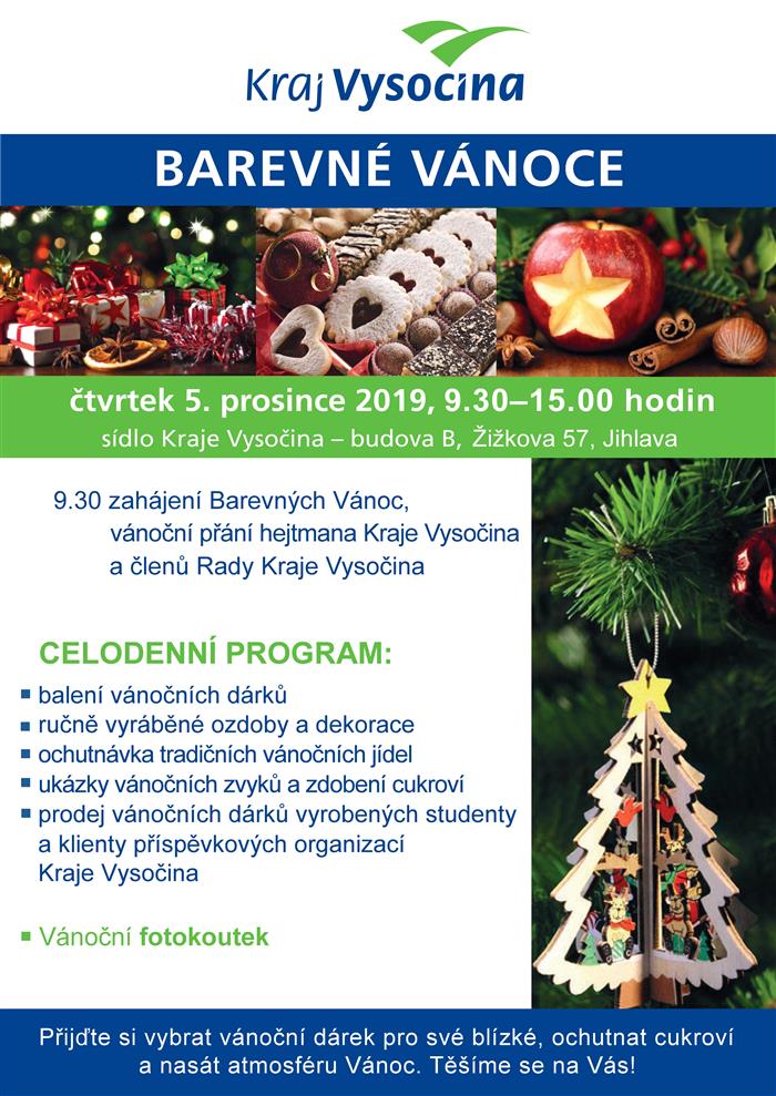 barevné vánoce