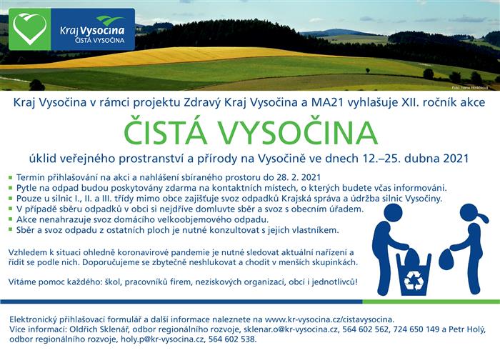Čistá Vysočina 2021