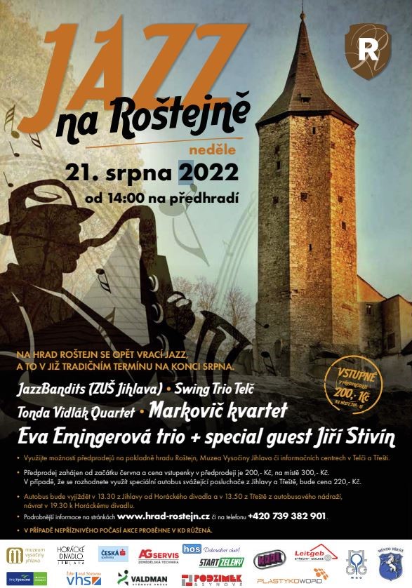 plakát na Jazz na Roštejně